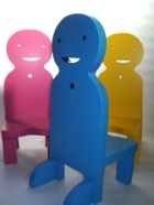 岡谷市「こどものくに」こどものいすのデザイン